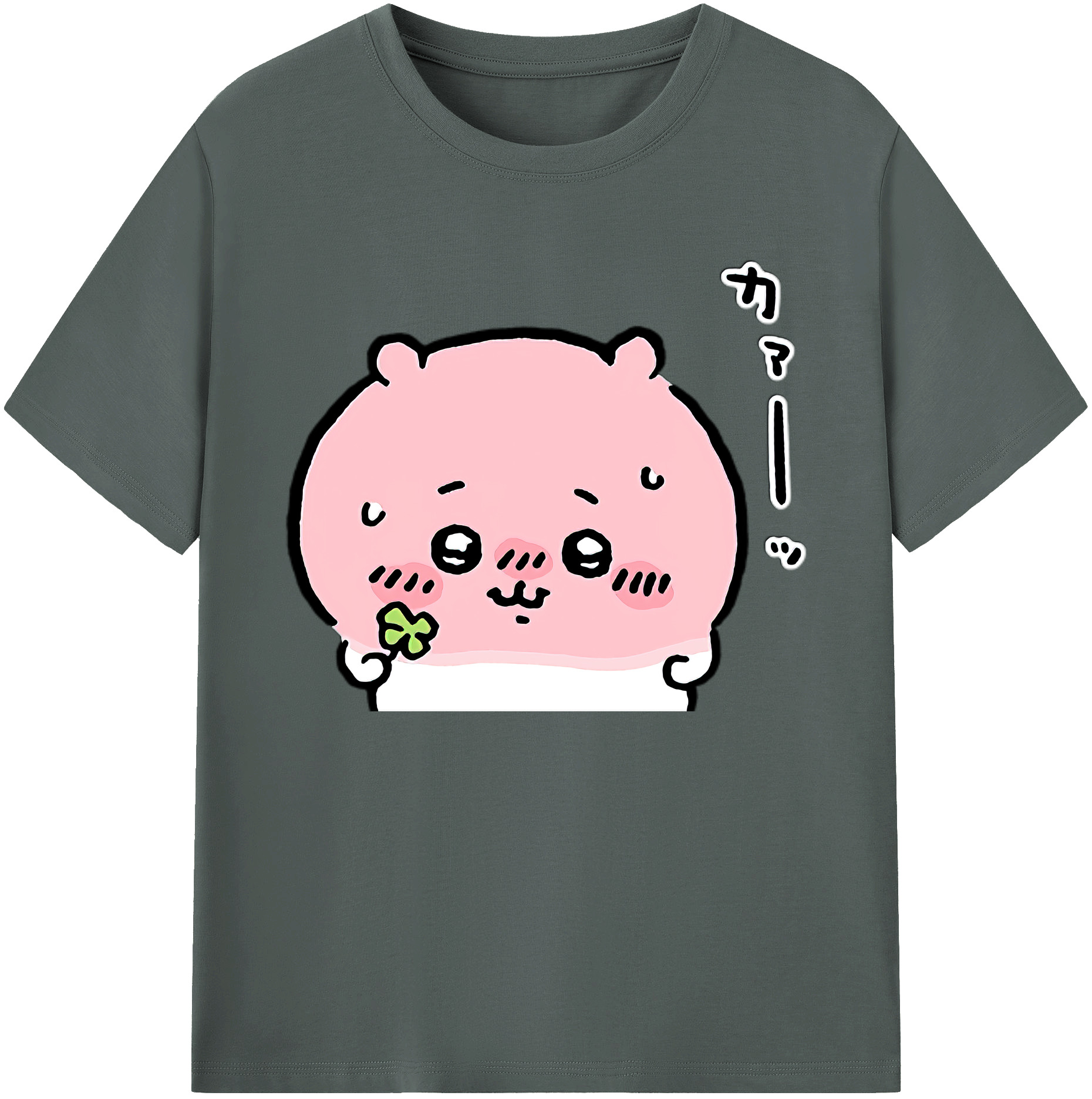 （画像用） ちいかわ ちいかわ Chii-kawa chiikawa 綿100％ メンズ半袖Tシャツ｜肌触りやわらか＆通気性